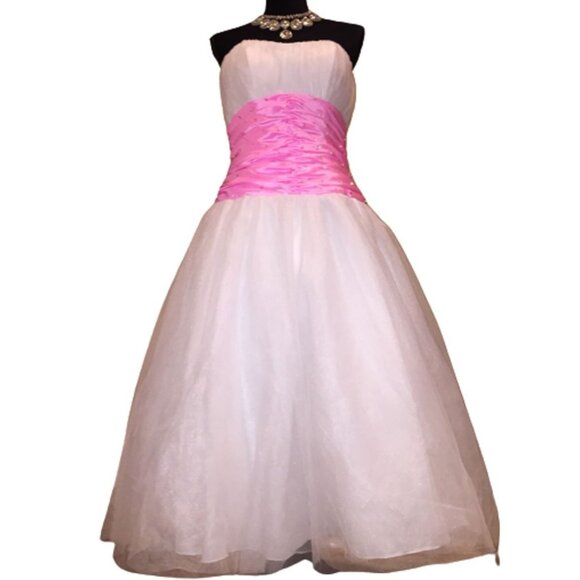 Luxurious Corset Barbie Bow Designer Wedding Evening Cocktail Party Prom Dress - Picture 9 of 16